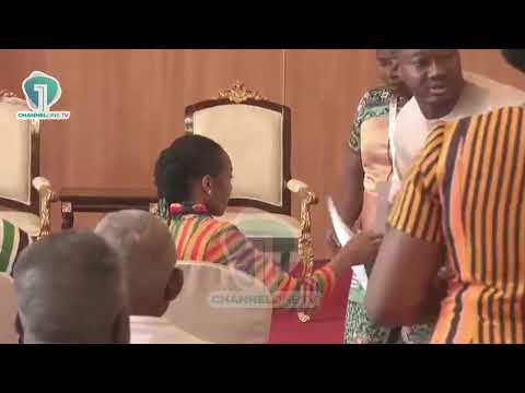 Zanetor Agyeman-Rawlings Arrives for Ministerial Swearing-In Ceremony