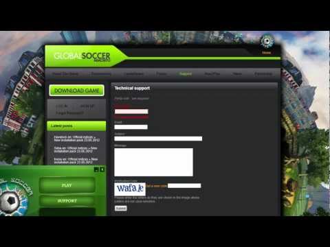The first launch of the Global Soccer game and technical support