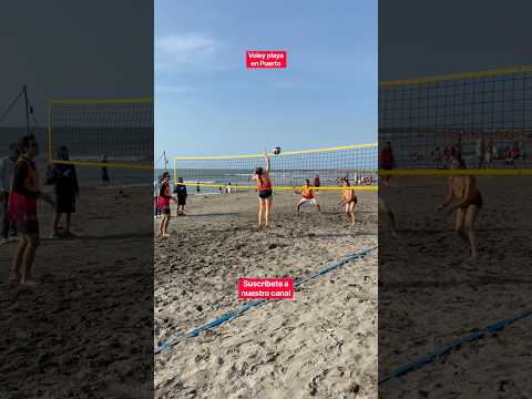 Voley playa en Puerto Colombia (Atlántico) #voleibol #volleyball