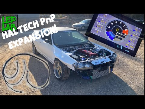 R33 HALTECH Platinum PnP Expansion! + Powertune Digital Dash