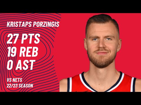 Kristaps Porzingis vs Brooklyn Nets | Nov 30, 2022
