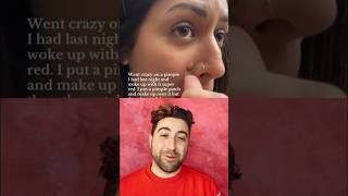 Pimple patch near nose removed early !?