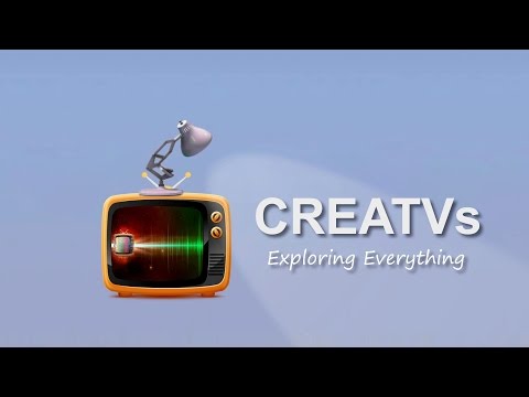 Crea TVs Channel Logo Spoof Luxo Lamp