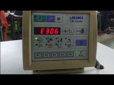 How to remove error E306 juki lk1900A-HS
