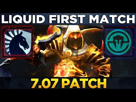 LIQUID First Match in 7.07 Patch vs IMMORTALS - Dota 2