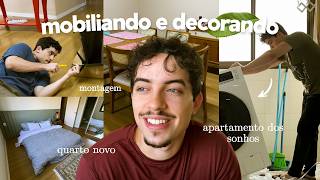 montando meu apartamento DO ZERO | compras de móveis, decoração & organização