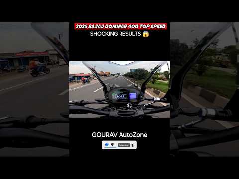 2025 Bajaj Dominar 400 Top Speed Test🔥 #shortsfeed #shorts #short #dominar400