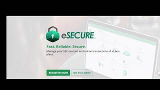 SEC Next Step - How to Link your esecure account to efast account and verify access to SEC Harbor