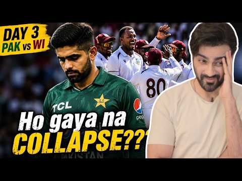 Will PAK win agaisnt WI ???? | DAY 3 Prediction Came TRUE! 😱 Pakistan's Batting Collapse