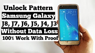 Unlock Samsung - J8, J7, J6, J5, J4, J3 Phones Pattern Lock Unlock Without Data Loss