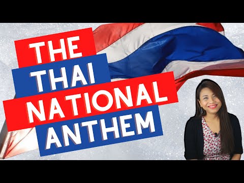 The Thai National Anthem + Lyrics #LetsLearnThaiWithKanitsa #NativeThaiLanguageTeacher