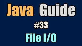 מדריך Java - פרק 33 - File I/O
