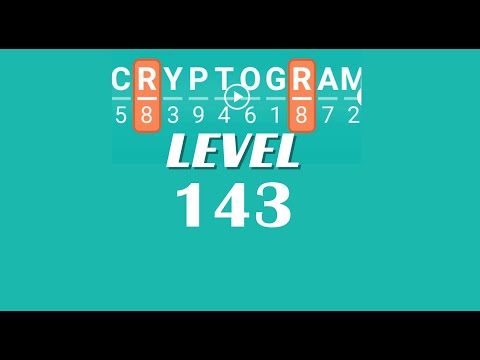 Cryptogram Level 143 Answers Go Answer