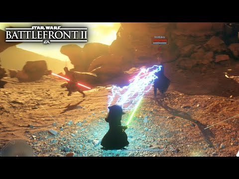 MASTER YODA - Duel 2v1 Intense Gameplay #62 | Star Wars Battlefront 2