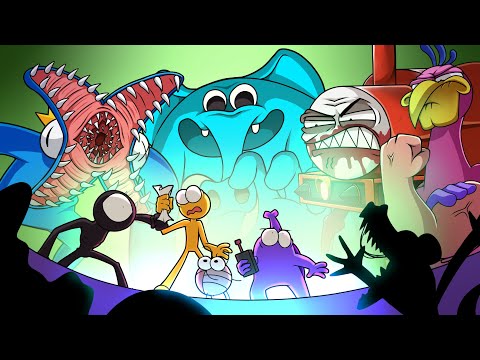 GARTEN OF BANBAN VS CHOOCHOO CHARLES VS DOORS VS RAINBOW FRIENDS - ALL RETOLD - FERA ANIMATIONS