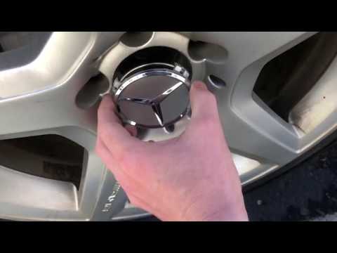 How To Change Mercedes Center Caps Without Removing Wheels