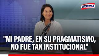 🔴🔵 Keiko Fujimori: "Mi padre, en su pragmatismo, no fue tan institucional"