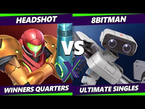 S@X 382 Online Winners Quarters - Headshot (Samus) Vs. 8BitMan (ROB) Smash Ultimate - SSBU