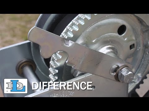 Freewheel Lever on DLB-Series Brake Winches - DL Difference