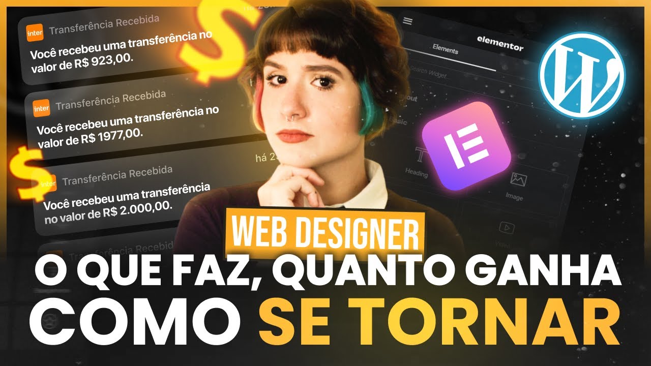 Web Designer: O que faz, QUANTO GANHA e Como Começar AGORA! - LIVE #03 🔴