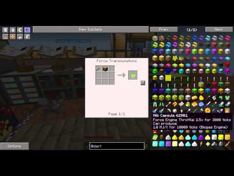 Dartcraft Tutorial Minecraft 1.6.4 Enchanting   Force Infuser