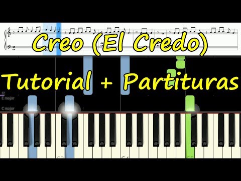 EN ESTO CREO (el Credo) Hillsong - Piano Tutorial Cover Facil + Partitura PDF Sheet Music Easy Midi