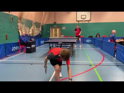 Isaac Kingham Vs Kacper Piwowar --- Cadet National Cup 2022/23 at Joola Plymouth Table Tennis Club