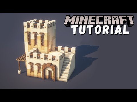 How to Build a Desert House in Minecraft!