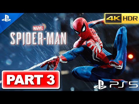 SPIDER-MAN REMASTERED Part 3 [4K 60FPS HDR] Ultra Realistic Ray-Tracing Graphics Gameplay (PS5)