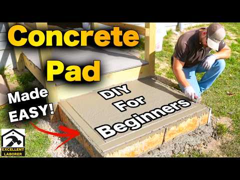How to Make a Concrete Pad | Easy DIY Guide for Beginners!