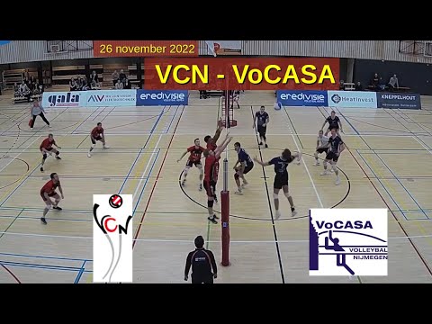 2022-11-26 VCN - VoCASA (samenvatting, 10 min) Eredivisie Heren Volleybal