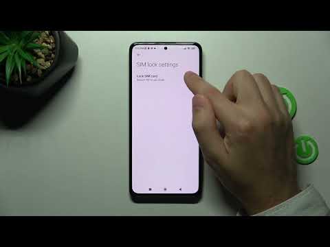 How to Lock SIM Card with SIM PIN on XIAOMI Redmi Note 11 Pro+ - SIM Card Locking