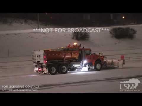 01-28-19 Cedar Rapids, IA - Heavy blowing snow, slow traffic