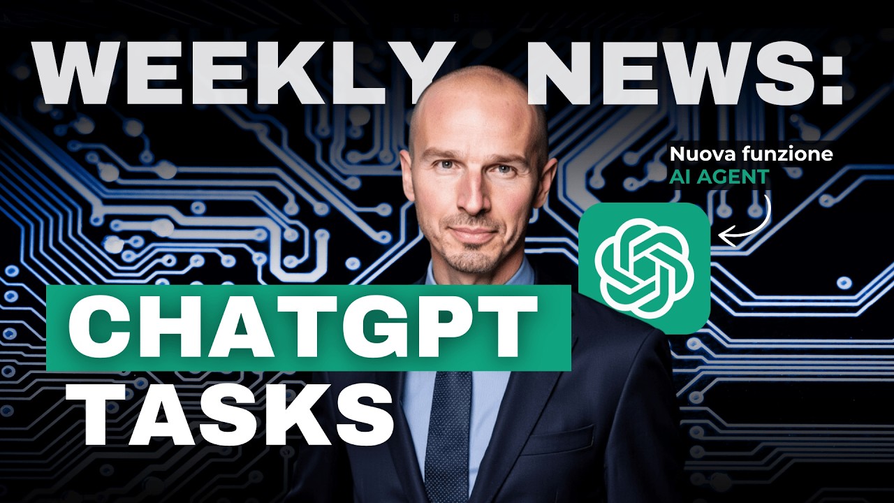 AI Show: OpenAI rivela ChatGPT TASKS, il futuro degli AGENTI AI