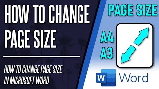 How to Change Page Size on Microsoft Word A4, A3 etc