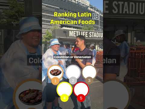 Ranking Latin American Foods At Copa America 👀🌮
