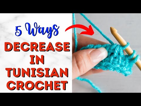 How To Decrease In Tunisian Crochet