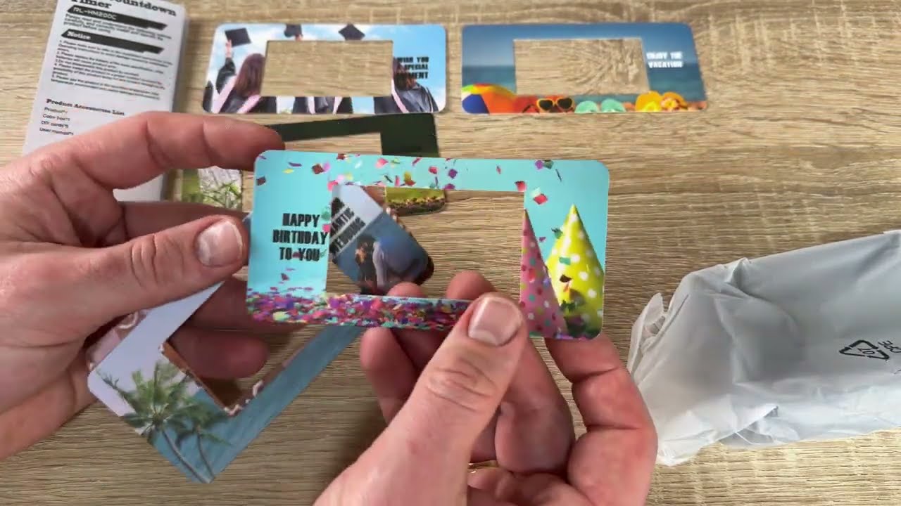 Runleader Digital 9999 Days Countdown Calendar,Events Countdown Time Unboxing and instructions