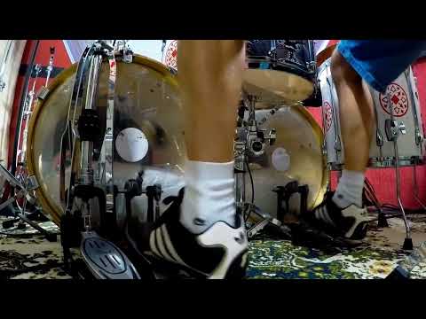 Single Stroke Four Double Bass Drum #shorts