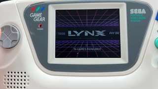 My Zega Mame Gear handheld console. 