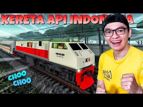 SERU!! PERTAMA KALI Jadi Masinis KERETA API INDONESIA 🚂🔥🚂