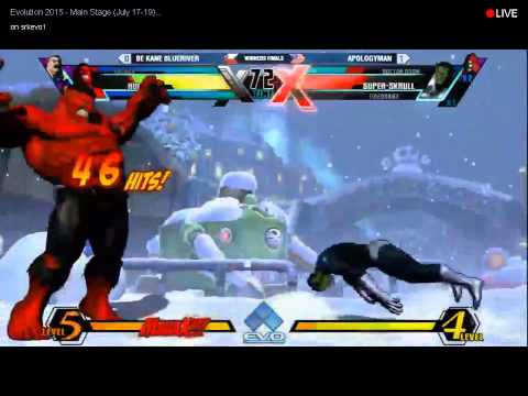 EVO 2015   Ultimate Marvel vs Capcom 3 Finals   Kane vs Apologyman