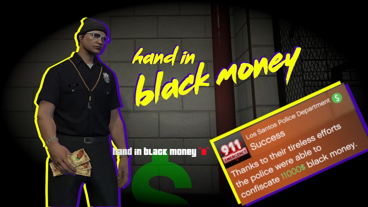 [FREE] [ESX] Police hand in black money / dirty money at department thumbnail 2