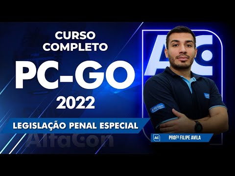 Curso completo PC GO 2022 - Legislação Penal Especial - AlfaCon