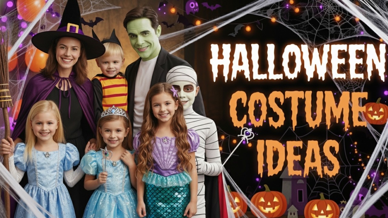 20 Family Halloween Costume Ideas 2025 👻 | Unique, Easy, and Affordable Group Costumes!