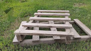 Brilliant idea from an old wooden pallet!