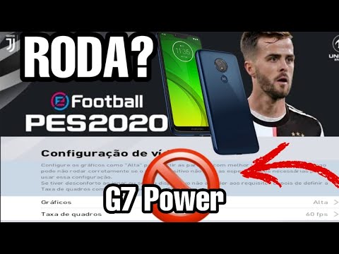 TESTE PES 2020 MOBILE NO MOTO G7 POWER (SE SAIU BEM?)