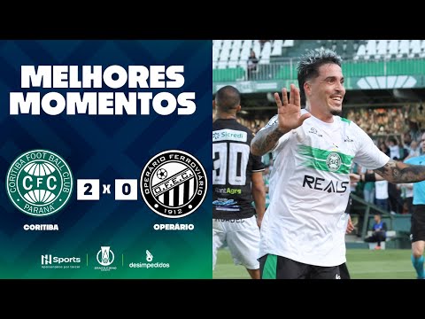 Gols e lances de Coritiba x Operário