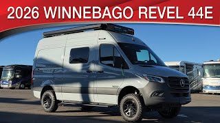 A preview image of the linked video showcasing 2026 Winnebago Revel 44E