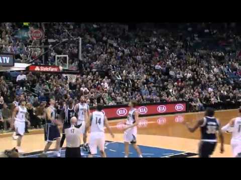 Tough Fall-Away JUMPER | Oklahoma City Thunder Vs Minnesota Timberwolves | 12/20/2012 | NBA 2012/13